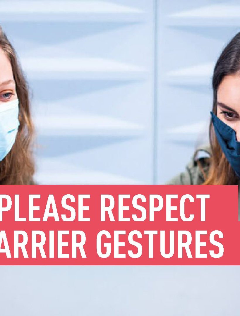 Please Respect Barrier Gestures